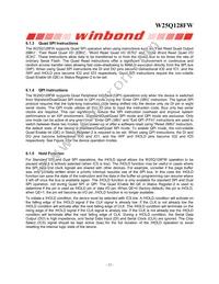 W25Q128FWFIG Datasheet Page 14
