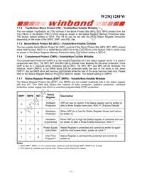 W25Q128FWFIG Datasheet Page 18