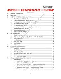 W25Q128JVCIQ Datasheet Page 2