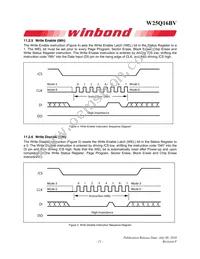 W25Q16BVSSIG TR Datasheet Page 21