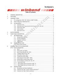 W25Q16CLZPIG TR Datasheet Page 2
