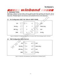 W25Q16CLZPIG TR Datasheet Page 6