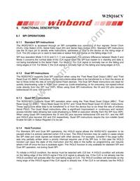 W25Q16CVZPJP Datasheet Page 12