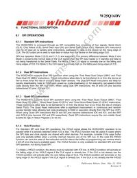 W25Q16DVZPJP Datasheet Page 13