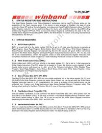 W25Q16DVZPJP Datasheet Page 15