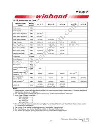 W25Q16VSFIG Datasheet Page 17