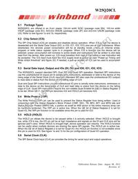 W25Q20CLZPIG Datasheet Page 7