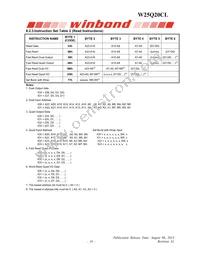 W25Q20CLZPIG Datasheet Page 18