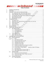 W25Q20EWZPIG TR Datasheet Page 2