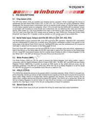 W25Q20EWZPIG TR Datasheet Page 8