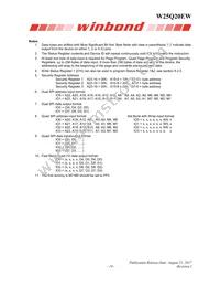 W25Q20EWZPIG TR Datasheet Page 19