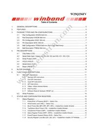 W25Q256FVEIP Datasheet Page 2