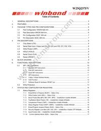 W25Q257FVFIG Datasheet Page 2