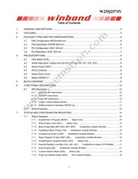 W25Q257JVFIQ Datasheet Page 2