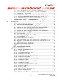 W25Q257JVFIQ Datasheet Page 3