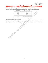 W25Q257JVFIQ Datasheet Page 20