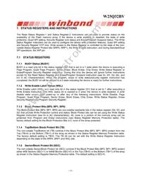 W25Q32BVZPIG Datasheet Page 14