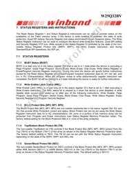 W25Q32BVZPJP Datasheet Page 14