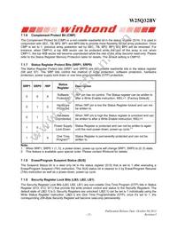 W25Q32BVZPJP Datasheet Page 15