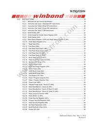 W25Q32DWSSIG TR Datasheet Page 3