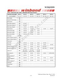 W25Q32DWSSIG TR Datasheet Page 19