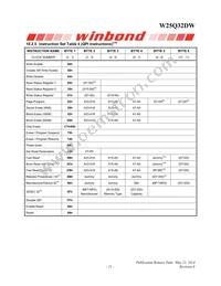W25Q32DWSSIG TR Datasheet Page 21