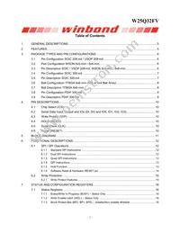 W25Q32FVTBIG Datasheet Page 2