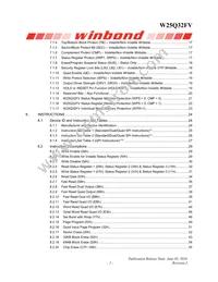 W25Q32FVTBIG Datasheet Page 3