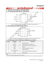 W25Q32FVTBIG Datasheet Page 7
