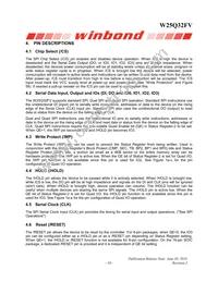 W25Q32FVTBIG Datasheet Page 11