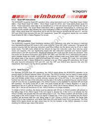 W25Q32FVTBIG Datasheet Page 14