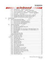 W25Q32FWBYIC TR Datasheet Page 3