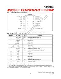W25Q32FWBYIC TR Datasheet Page 7