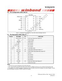 W25Q32FWZEIG TR Datasheet Page 7