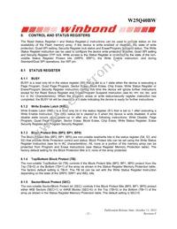 W25Q40BWUXIE TR Datasheet Page 11