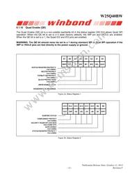 W25Q40BWUXIE TR Datasheet Page 13