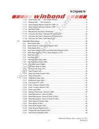 W25Q40EWSSIG Datasheet Page 3