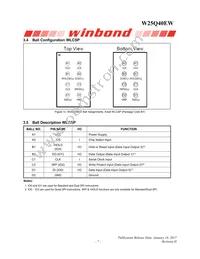 W25Q40EWSSIG Datasheet Page 7
