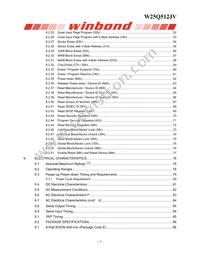 W25Q512JVBIM TR Datasheet Page 4