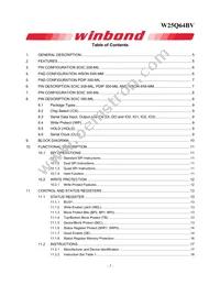 W25Q64BVSSIG Datasheet Page 2