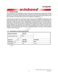 W25Q64BVSSIG Datasheet Page 17