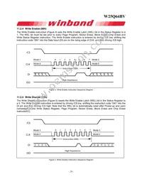 W25Q64BVSSIG Datasheet Page 20