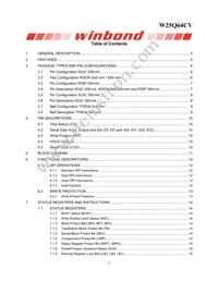 W25Q64CVZEIG Datasheet Page 2