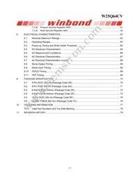 W25Q64CVZEIG Datasheet Page 4