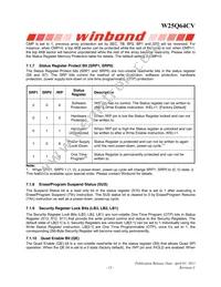 W25Q64CVZEIG Datasheet Page 15