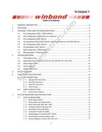 W25Q64CVZPJP Datasheet Page 2