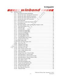 W25Q64DWZPIG Datasheet Page 3
