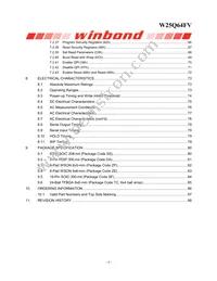 W25Q64FVTCIP Datasheet Page 4