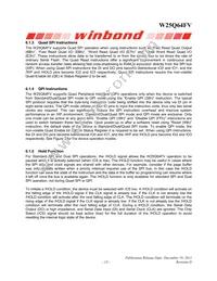 W25Q64FVTCIP Datasheet Page 13