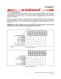 W25Q64FVTCIP Datasheet Page 17
